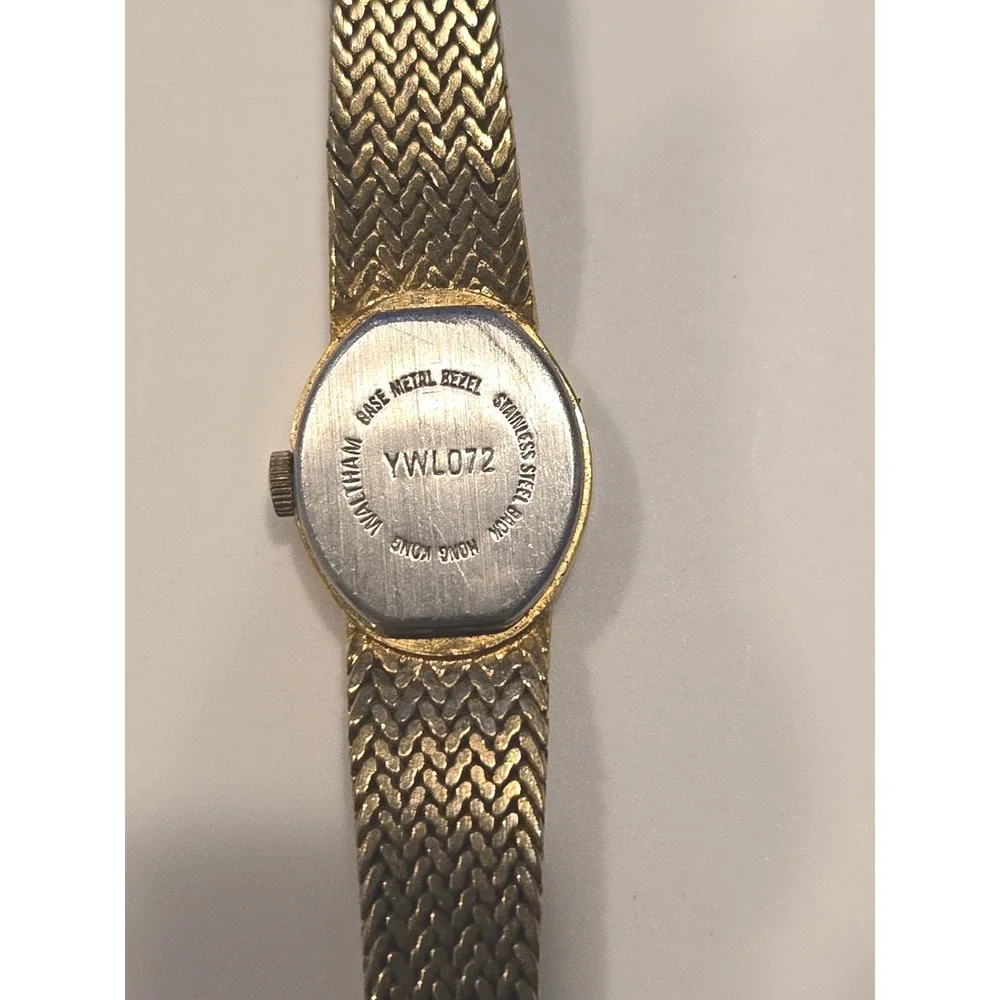 Waltham Diamond Quartz Women's Gold Tone Watch | Japan‎ Movt | YWL072